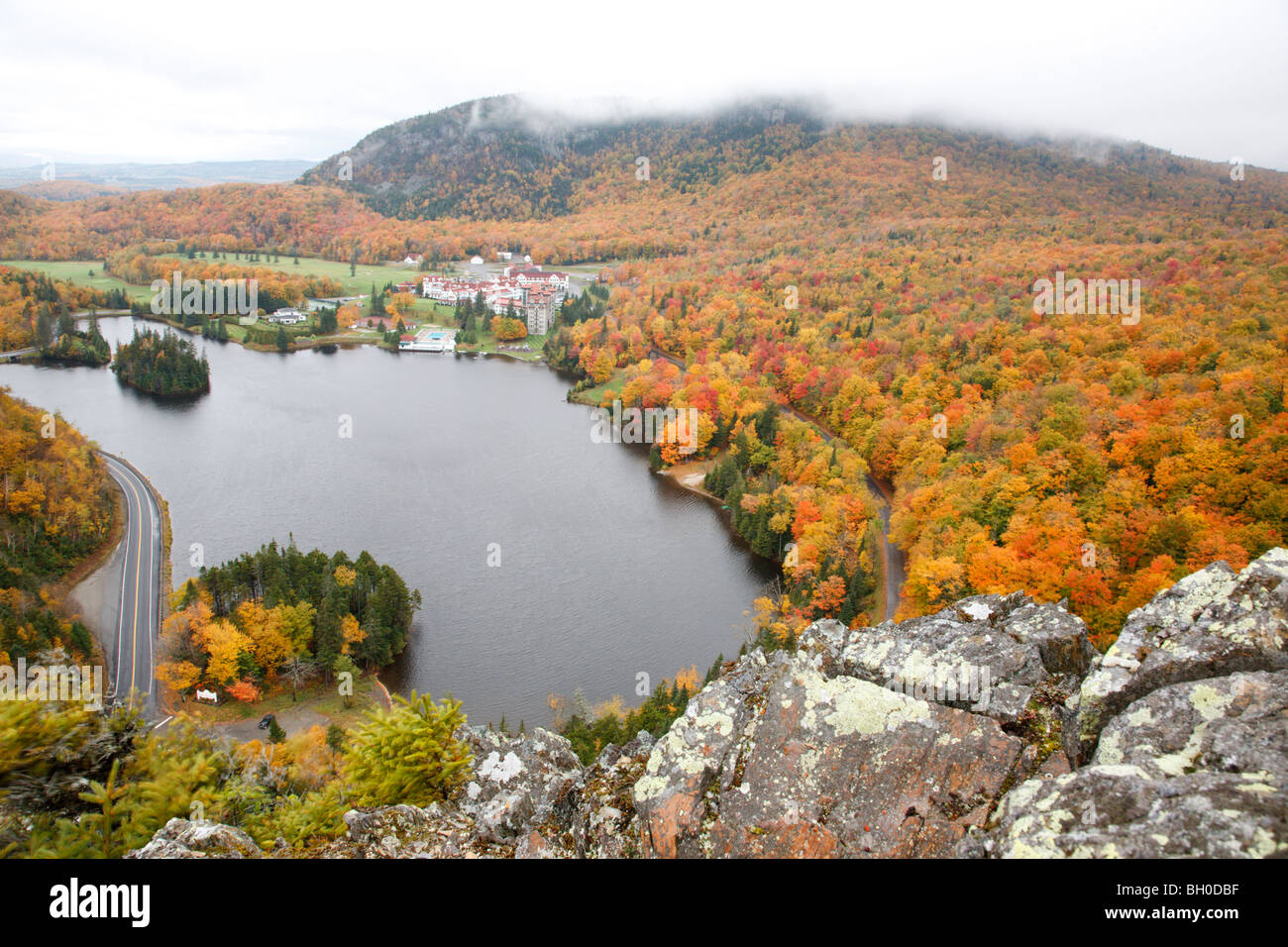 Dixville Notch State Park during the autumn months in Dixville, New