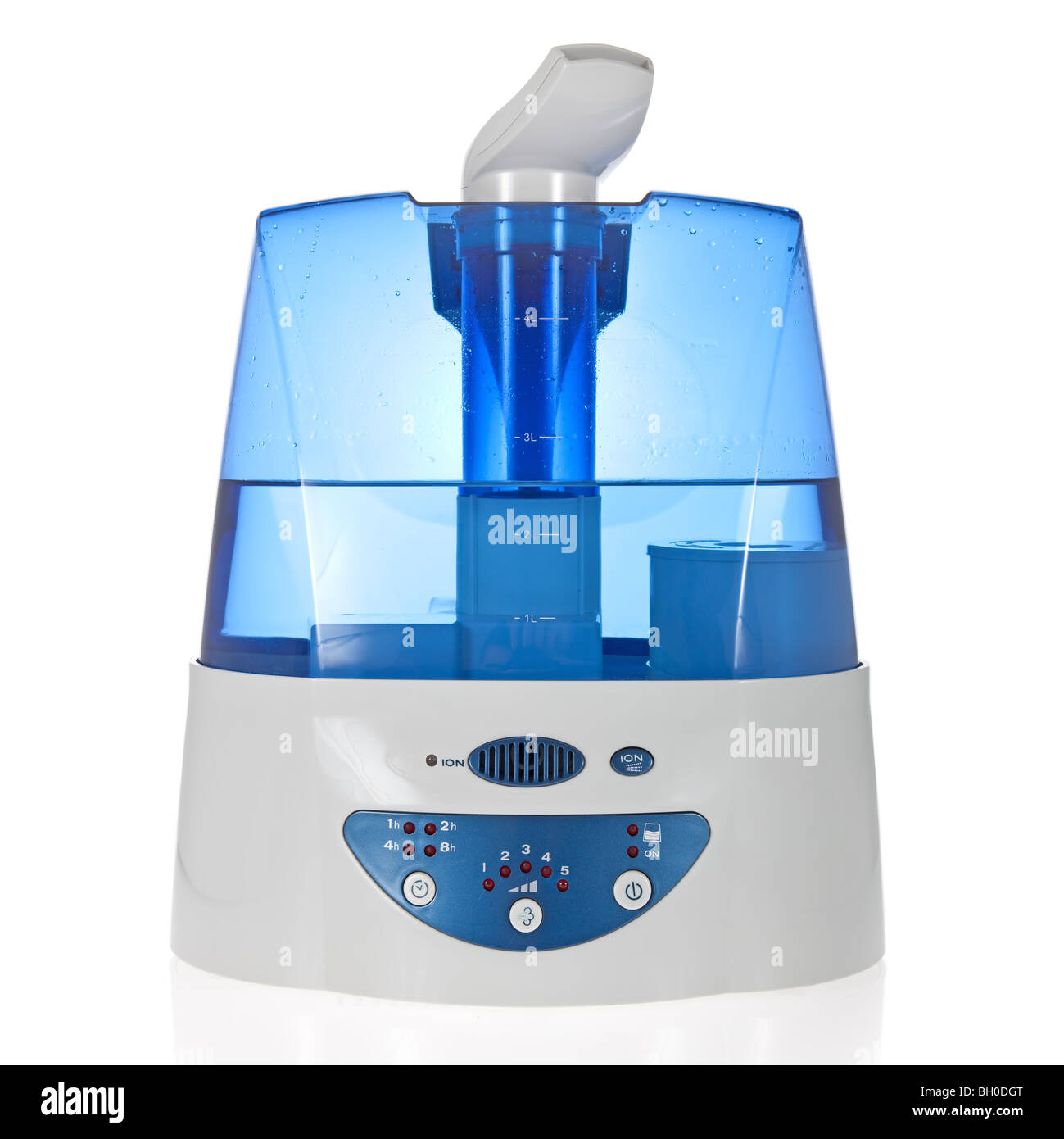 Humidifier with ionic air purifier isolated on white background Stock Photo Alamy