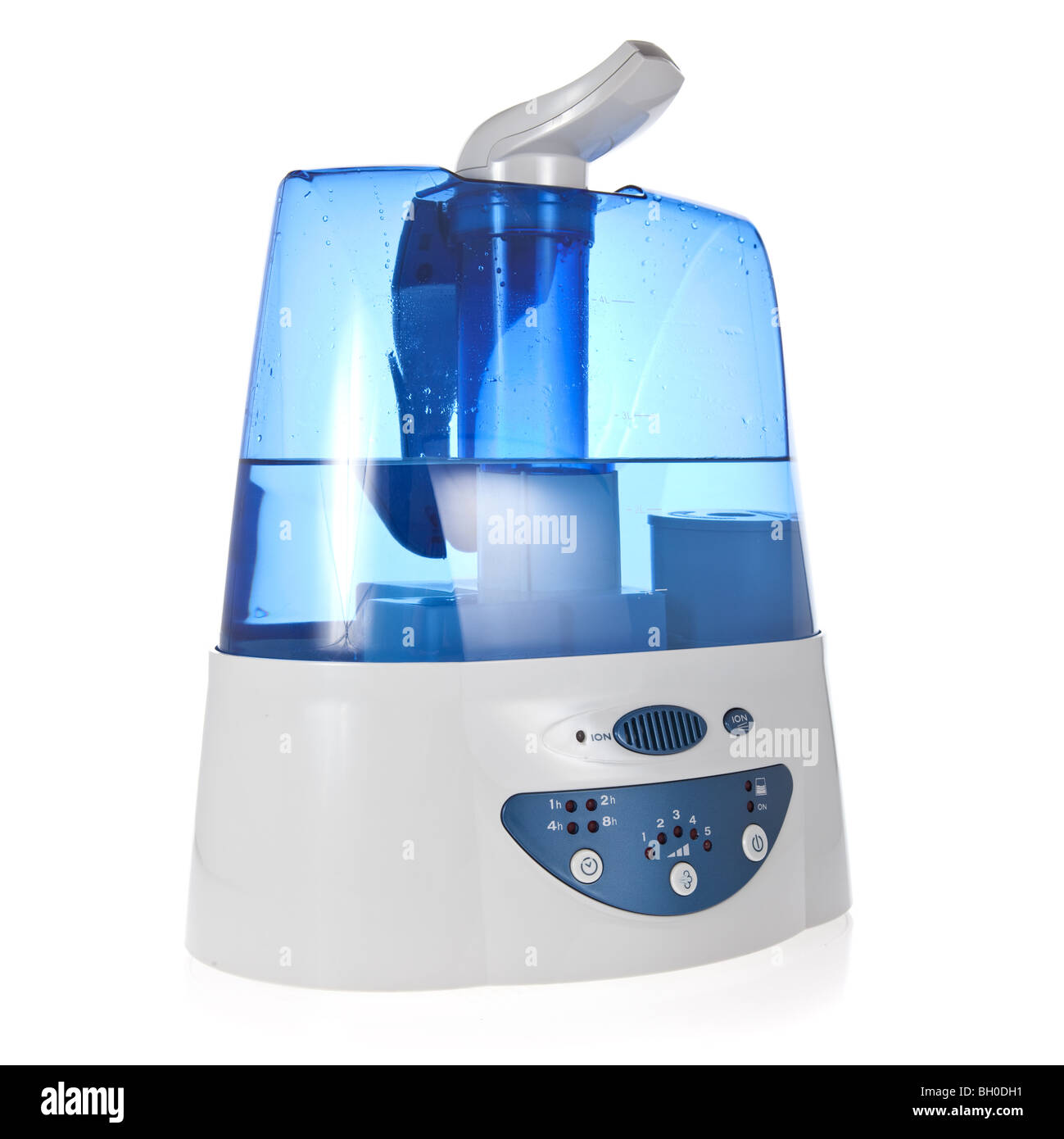 Humidifier with ionic air purifier isolated on white background Stock Photo Alamy