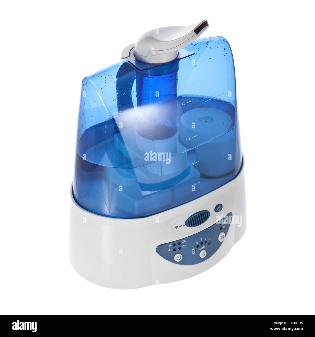 Humidifier with ionic air purifier isolated on white background Stock Photo Alamy
