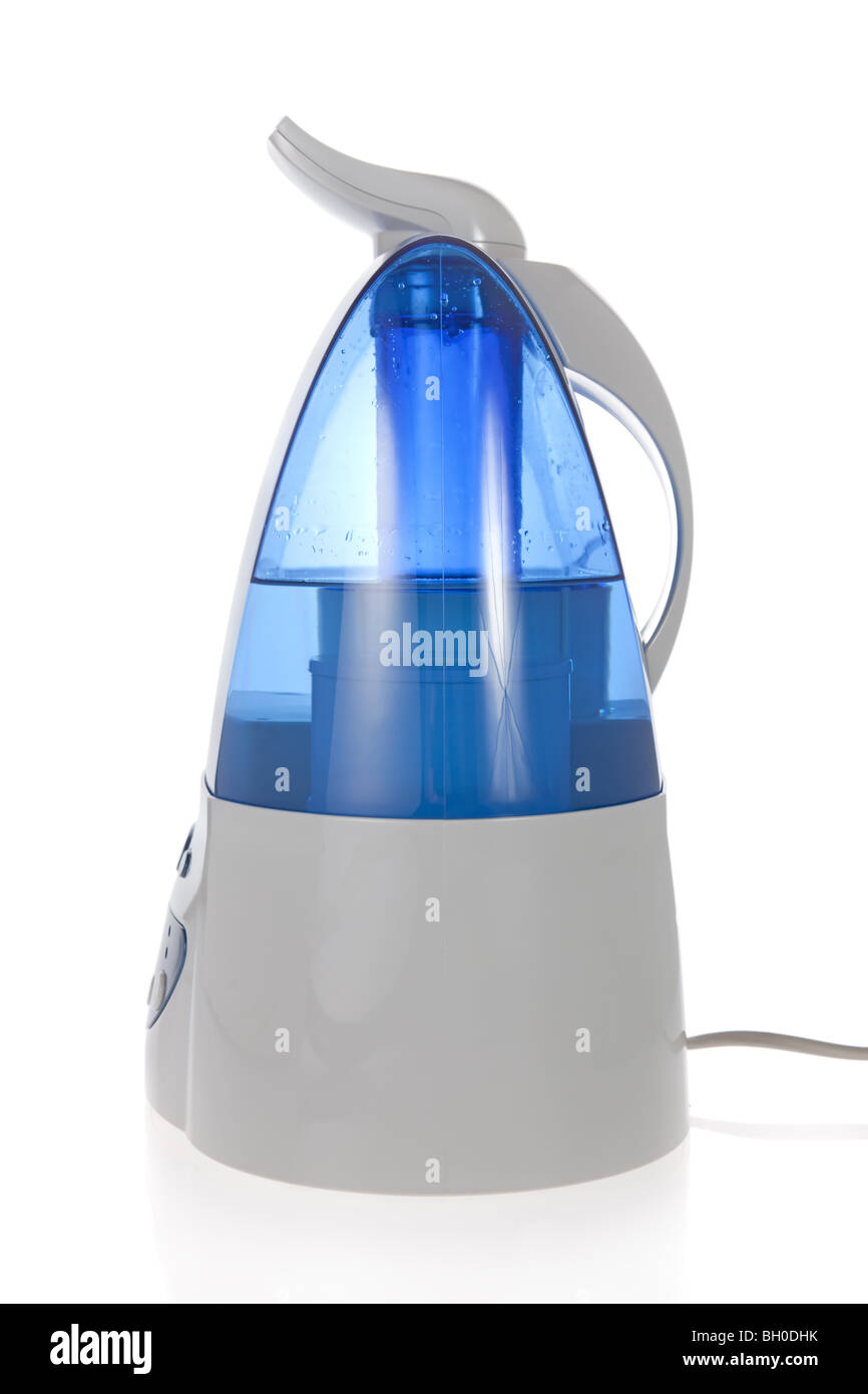 Humidifier with ionic air purifier isolated on white background Stock Photo Alamy