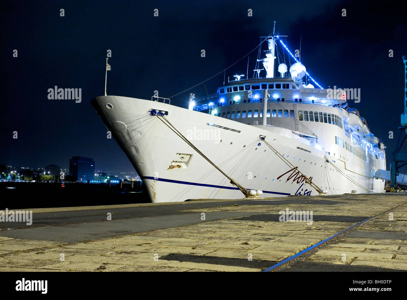 Mv Mona Lisa At Le Havre Stock Photo Alamy