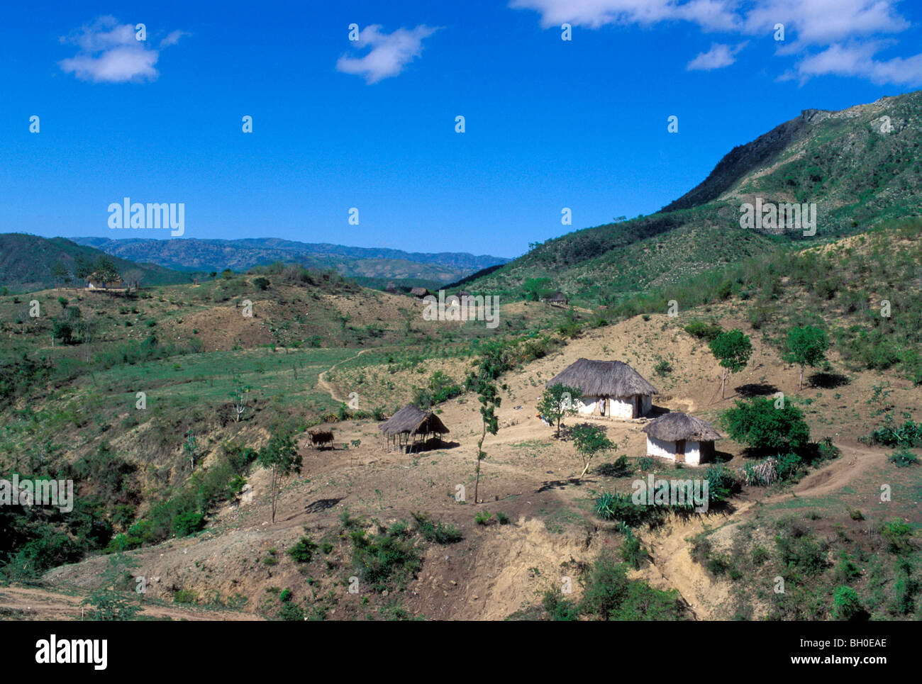HAITI DEFORESTATION IN THE COUNTRYSIDE. Photo © Julio Etchart Stock