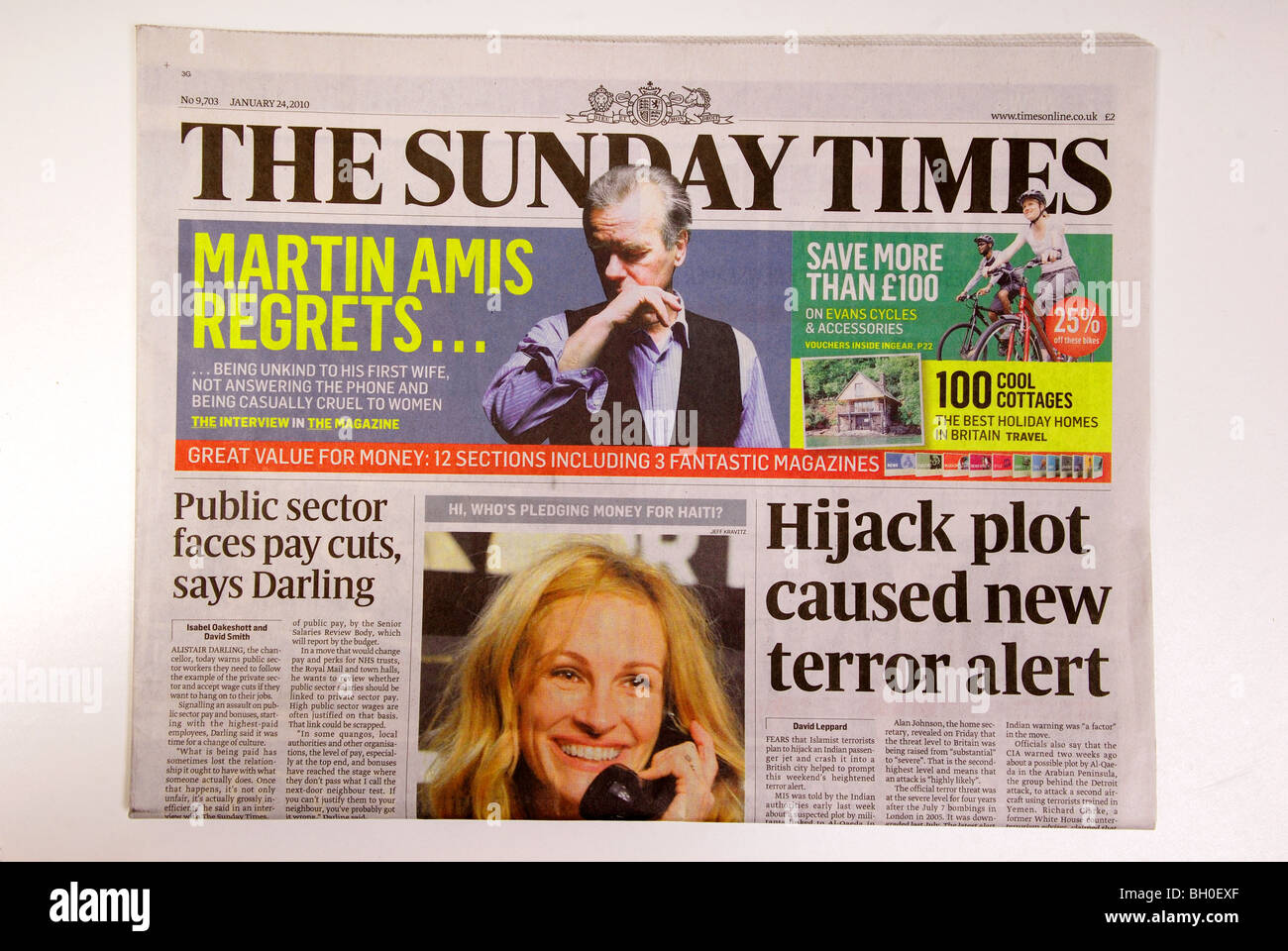 The Sunday Times Newspaper Stock Photo - Alamy