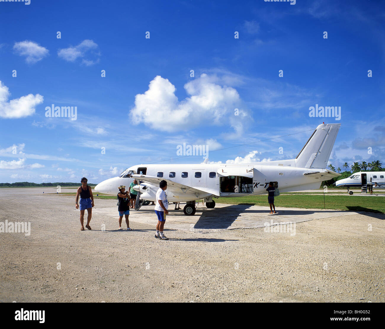 Air Rarotonga Inter-Island aircraft, Rarotonga, Cook Islands Stock Photo