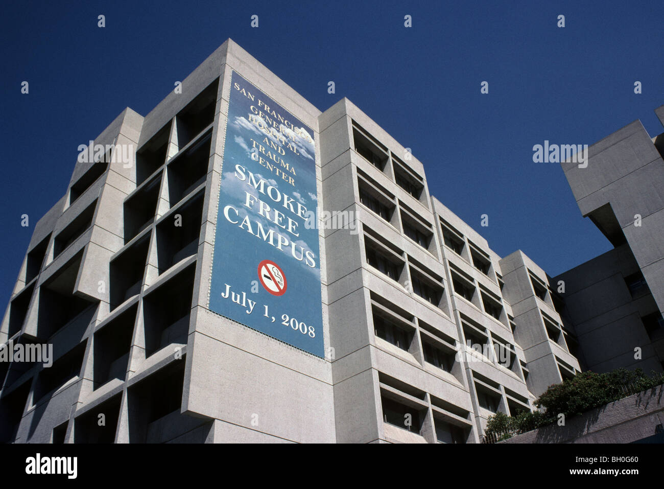 San Francisco General Hospital Main Entrance And Smoke Free Campus