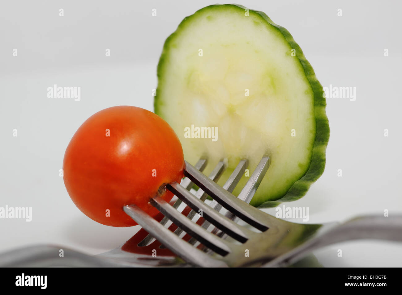cucumber and tomato Stock Photo - Alamy