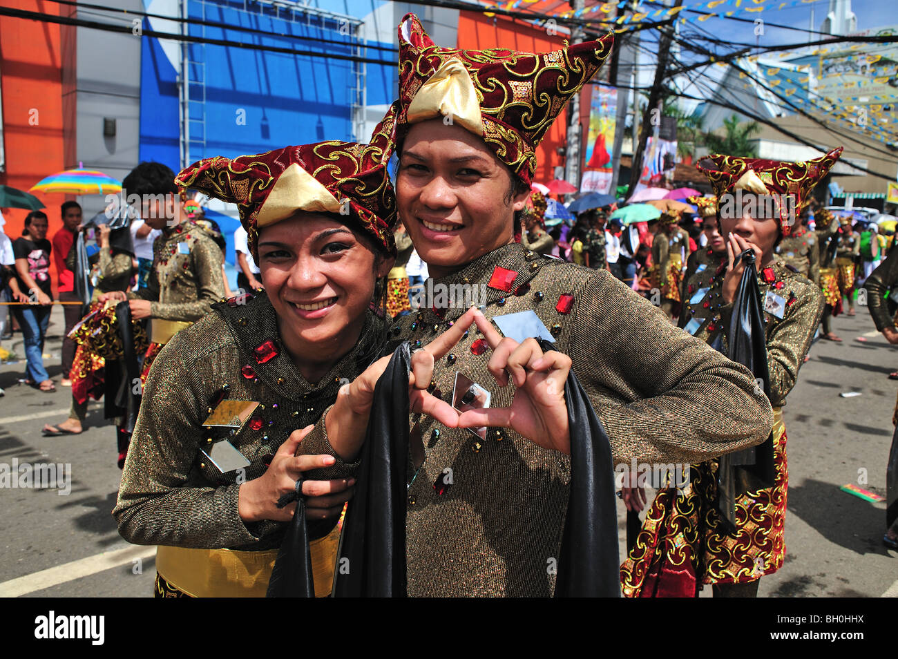 Sinulog Festival Cebu City Philippines Stock Photo