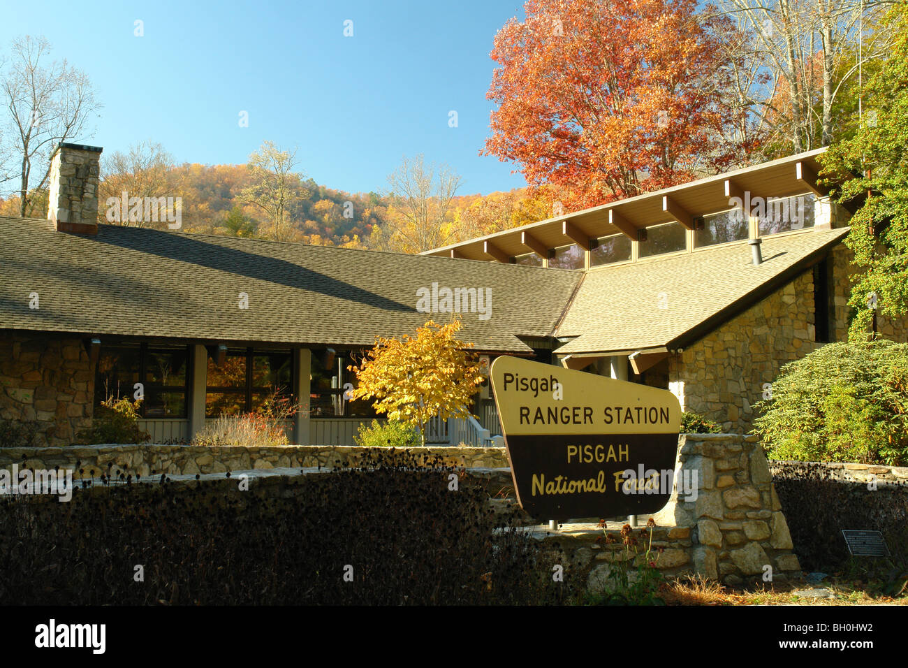 Pisgah National Forest, NC, North Carolina, Pisgah Ranger Station and