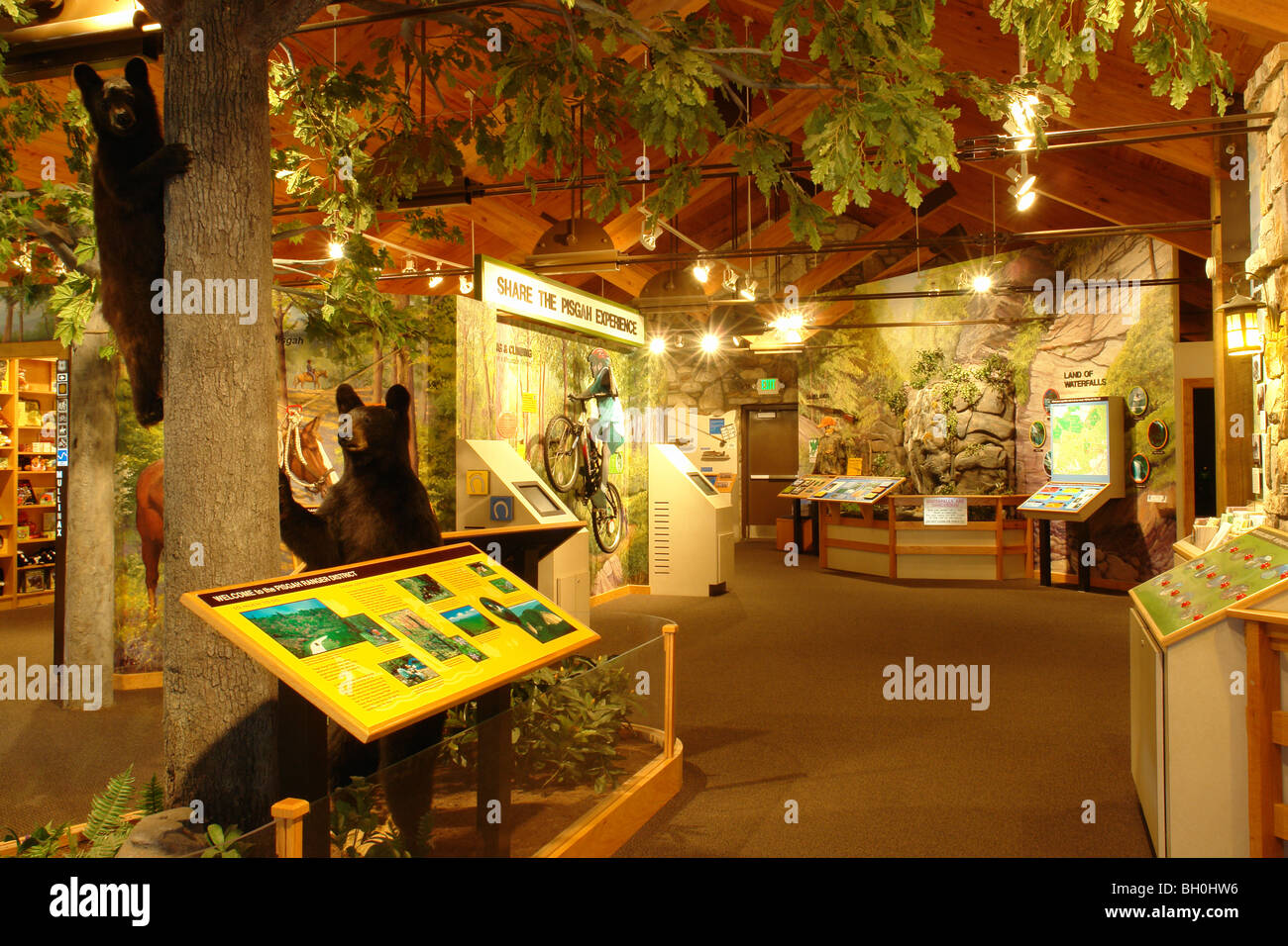 Pisgah National Forest, NC, North Carolina, Pisgah Ranger Station and