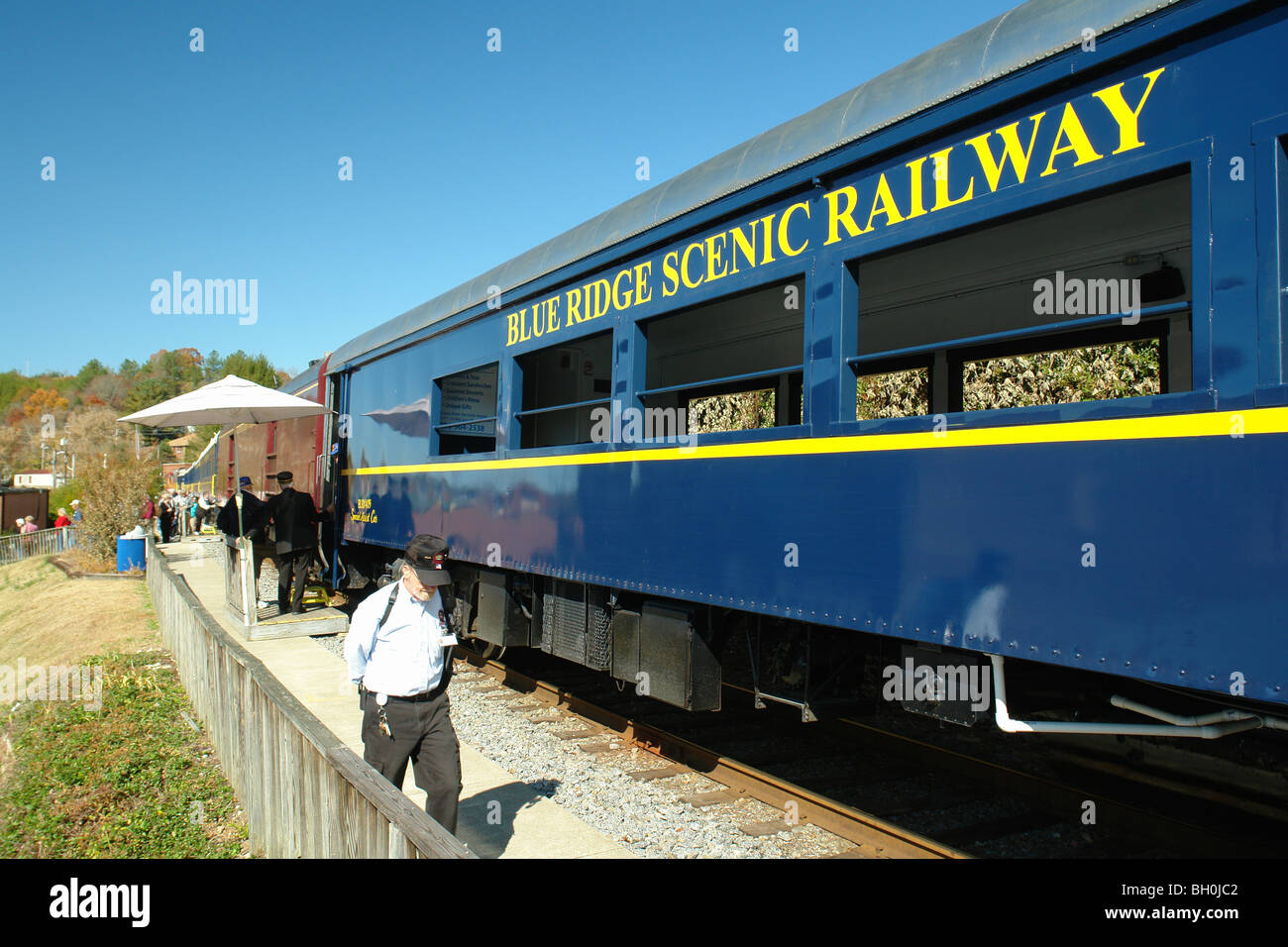Blue Ridge, GA, Blue Ridge Scenic Railway, passenger train
