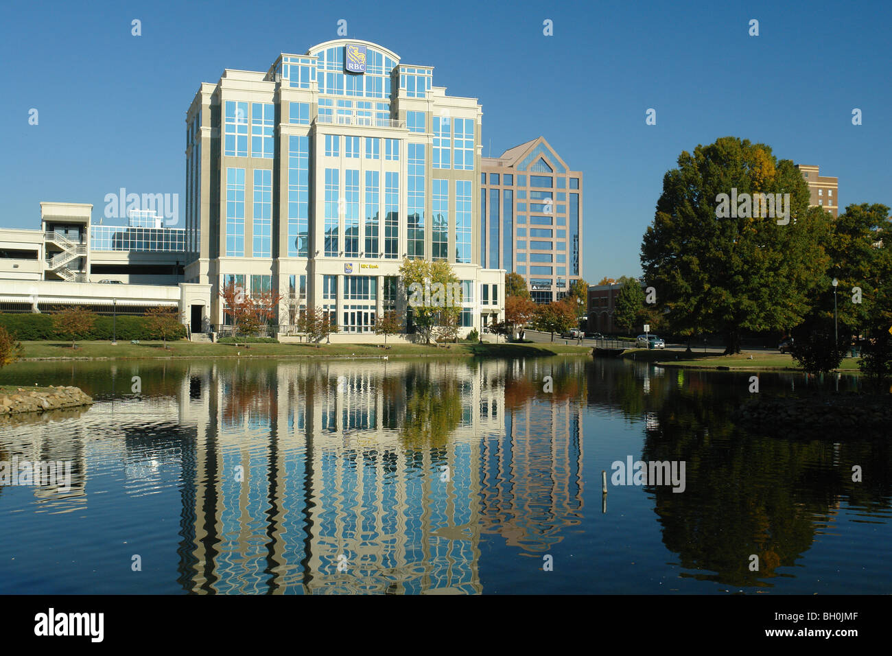 Huntsville, Al, Alabama, Tennessee River, Downtown, RBC Bank Building Stock Photo