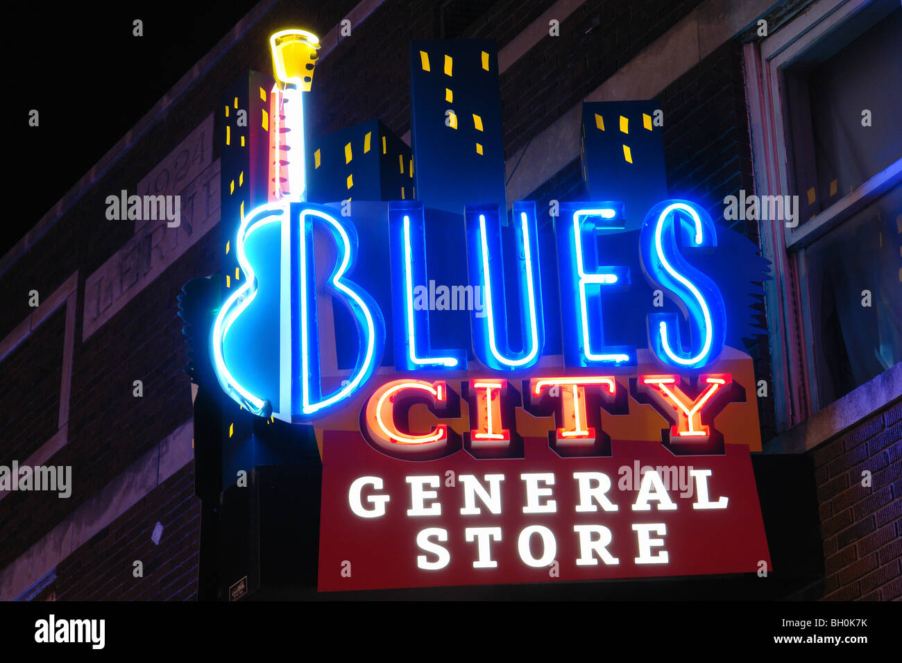 Memphis, TN, Tennessee, Downtown, Beale Street, Blues City General