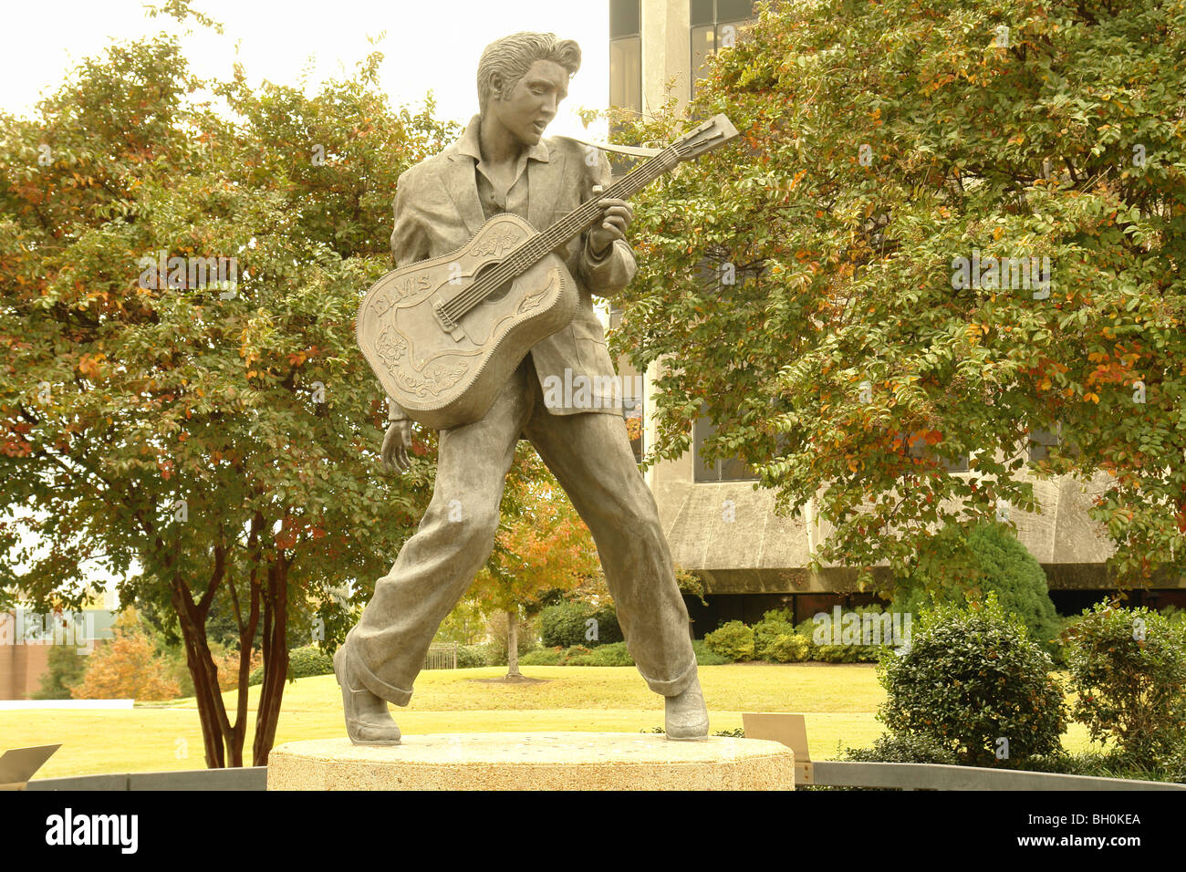 Memphis, TN, Tennessee, Downtown, Elvis Presley Statue Stock Photo Alamy