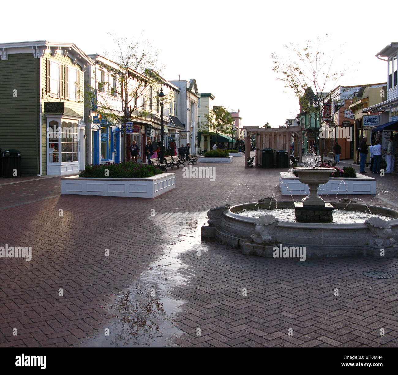 Shopping Mall in Cape May, New Jersey Stock Photo Alamy