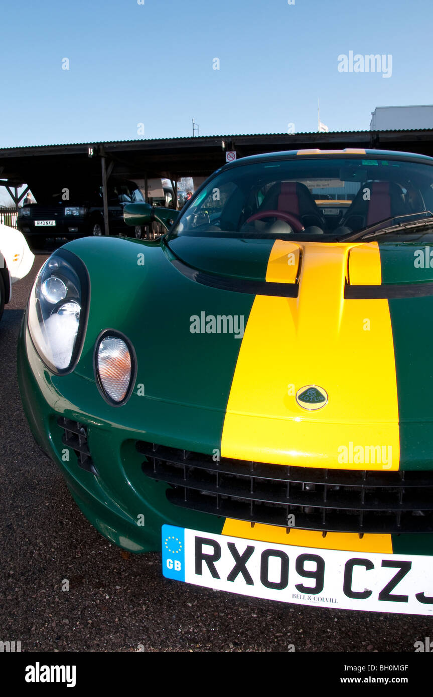 Yellow lotus sports car hires stock photography and images Alamy