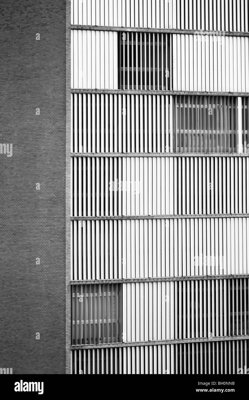 JK Building, modern building design by Oscar Niemeyer, modern architecture, located in Belo Horizonte, MG, Brazil Stock Photo