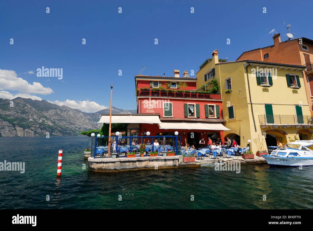 Restaurant malcesine lake garda veneto hi-res stock photography and images  - Alamy