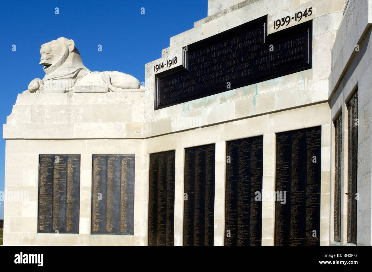 Naval War Memorial, Southsea Seafront, Portsmouth, Hampshire, England, UK. Stock Photo