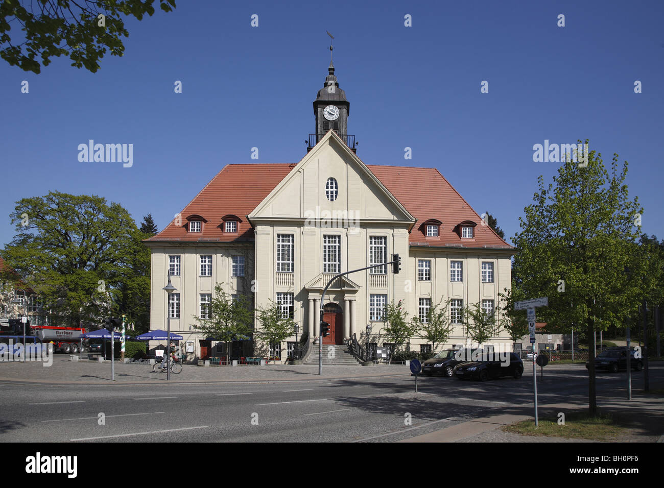 Birkenwerder Rathaus Town Hall Stock Photo