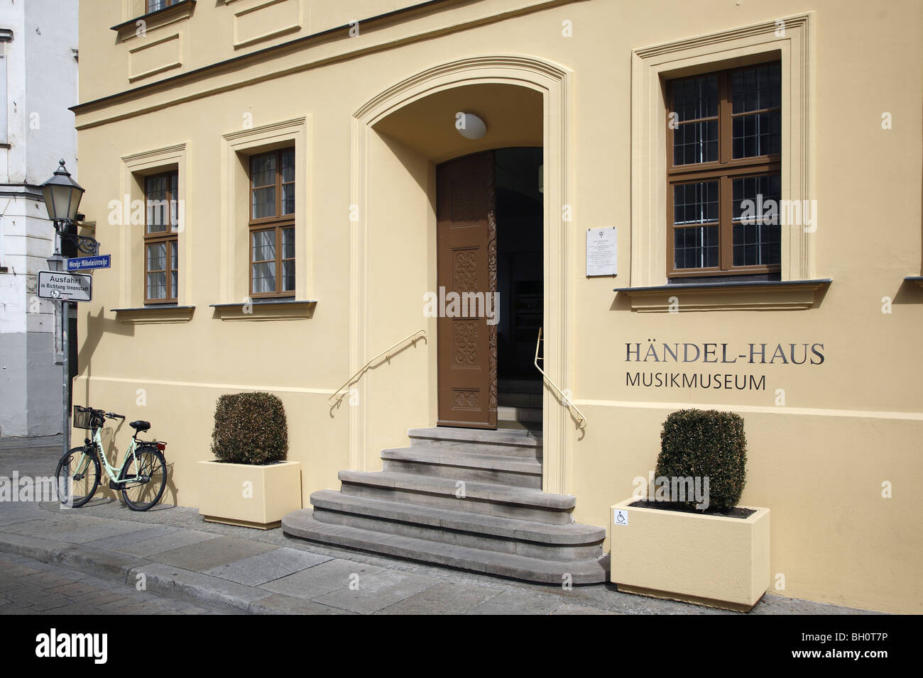 Halle Haendel Haus House Stock Photo