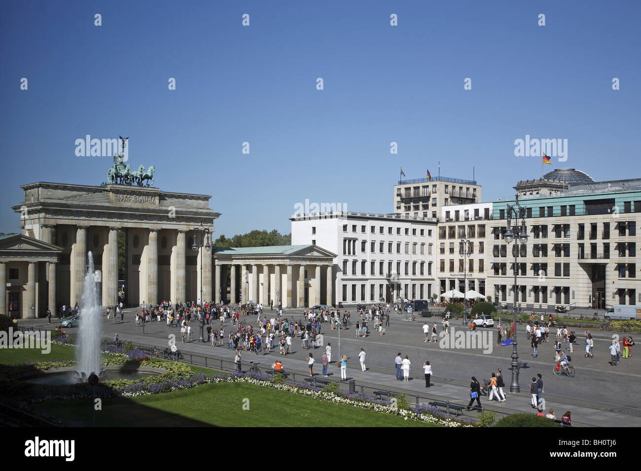 Berlin Brandenburger Tor Gate Stock Photo