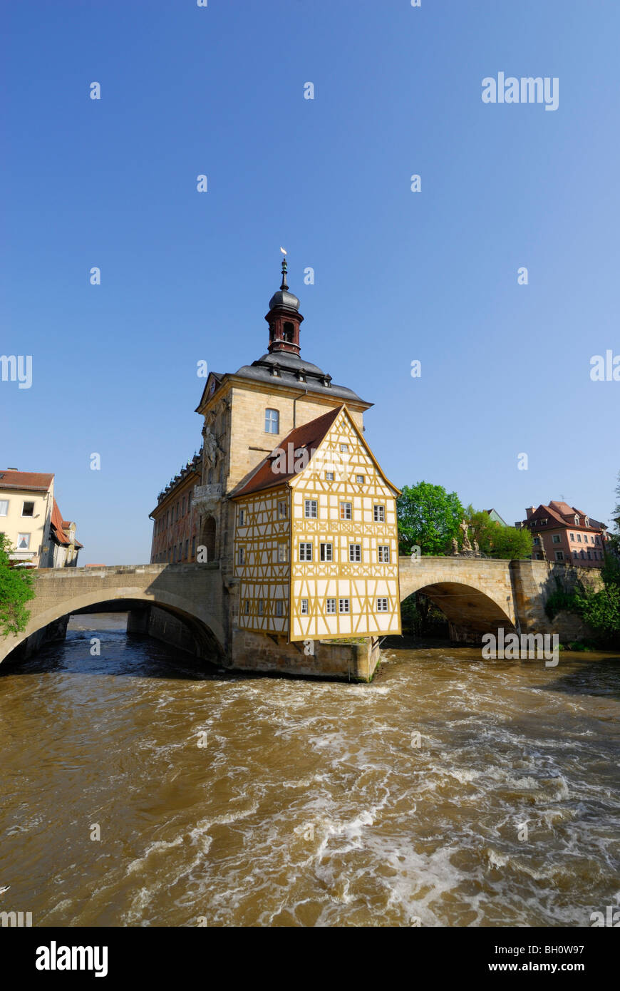 Old Townhall, Bamberg, Upper Franconia, Bavaria, Germany Stock Photo