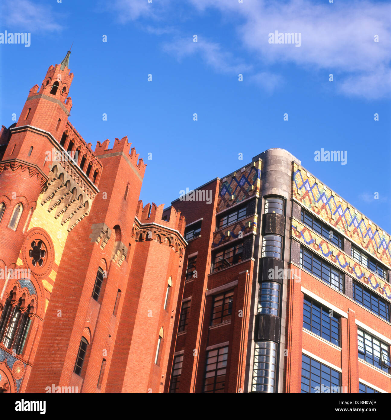 19thC Templeton Carpet Factory building Glasgow Scotland designed by