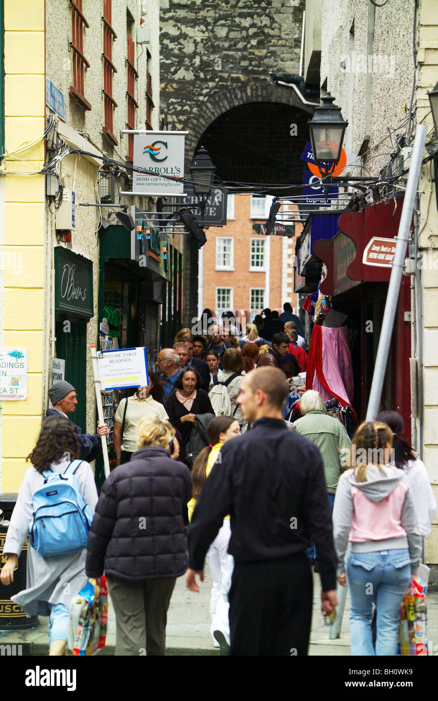 Merchants Arch, Temple Bar, Dublin, Ireland. Stock Photo