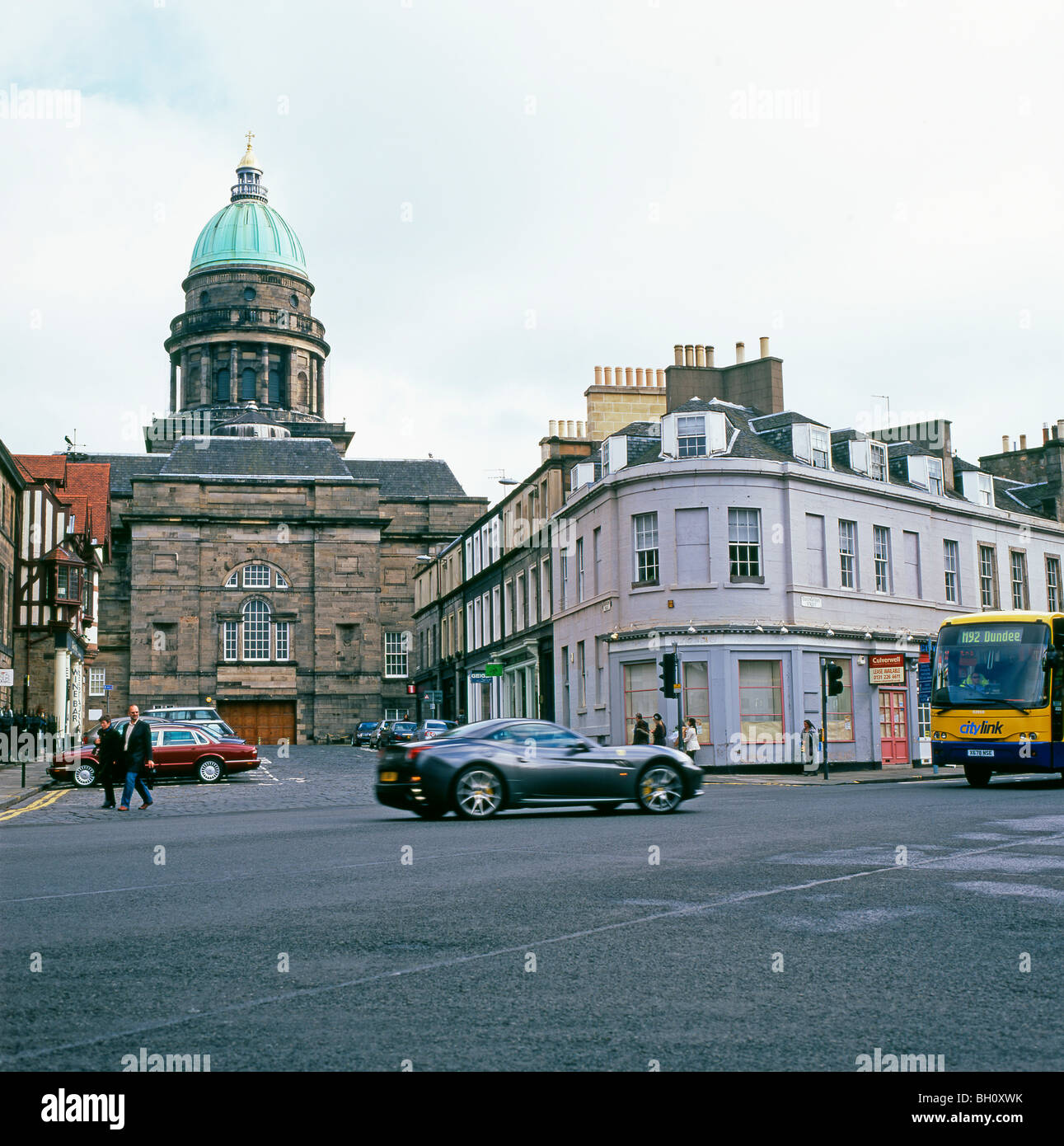 Queensferry Street Edinburgh Scotland UK Stock Photo