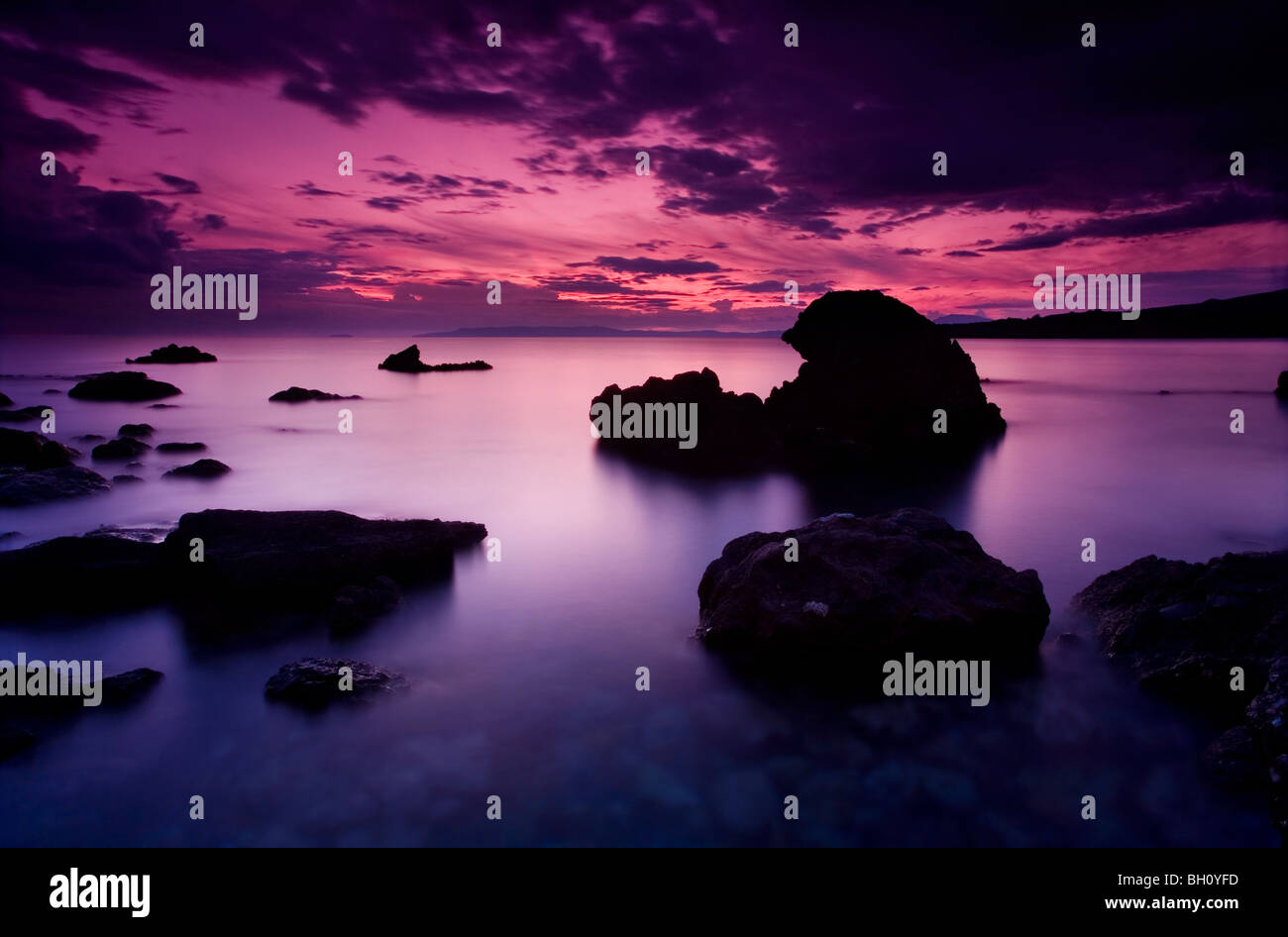 Dusk View From Kalamitsi Beach Across The Messinian Bay Of - 