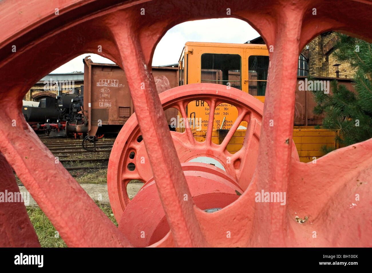 Detail of the engine depot Schoeneweide, Niederschoeneweide, Treptow