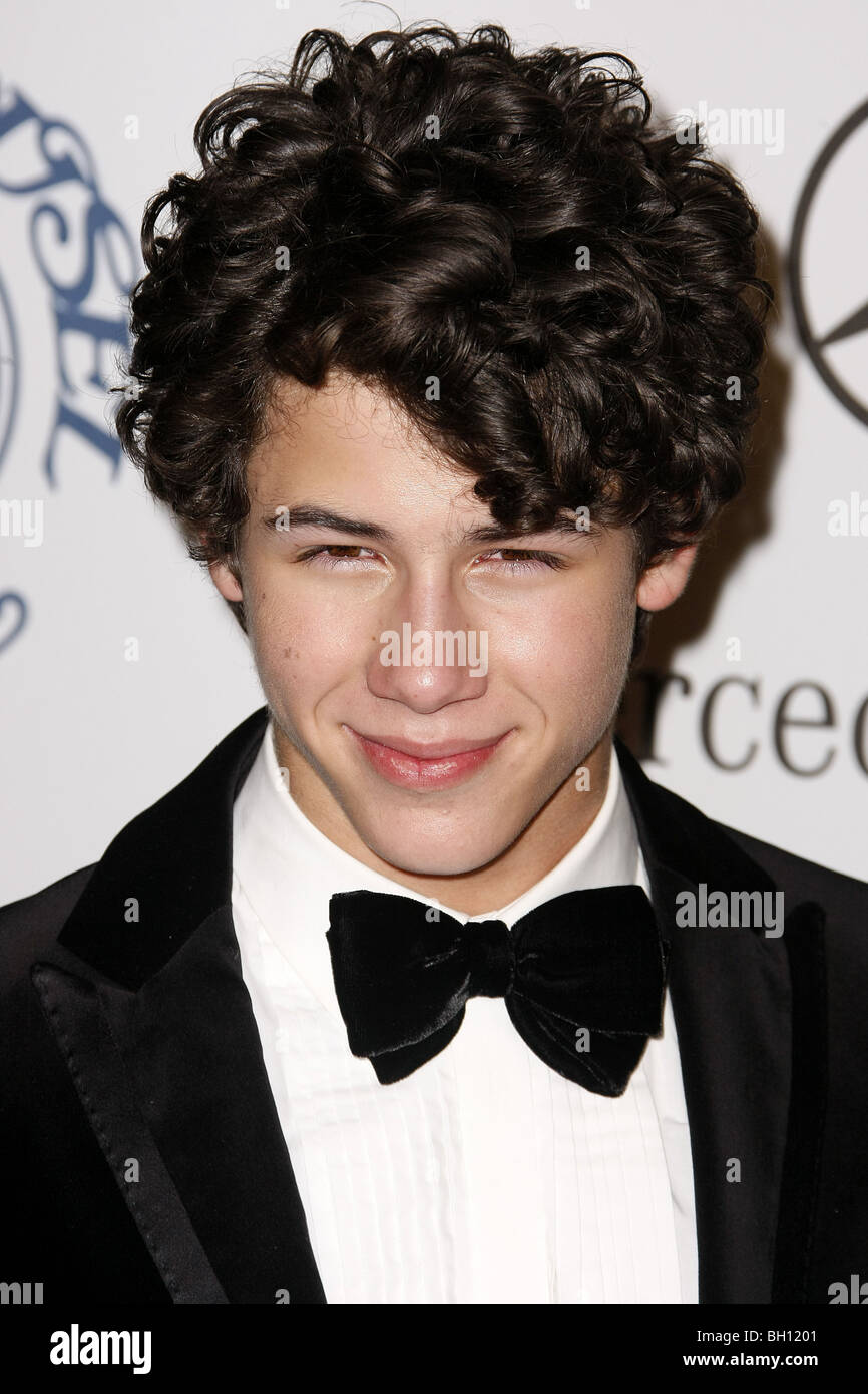 NICK JONAS THE JONAS BROTHERS BEVERLY HILLS CA USA 25/10/2008 Stock