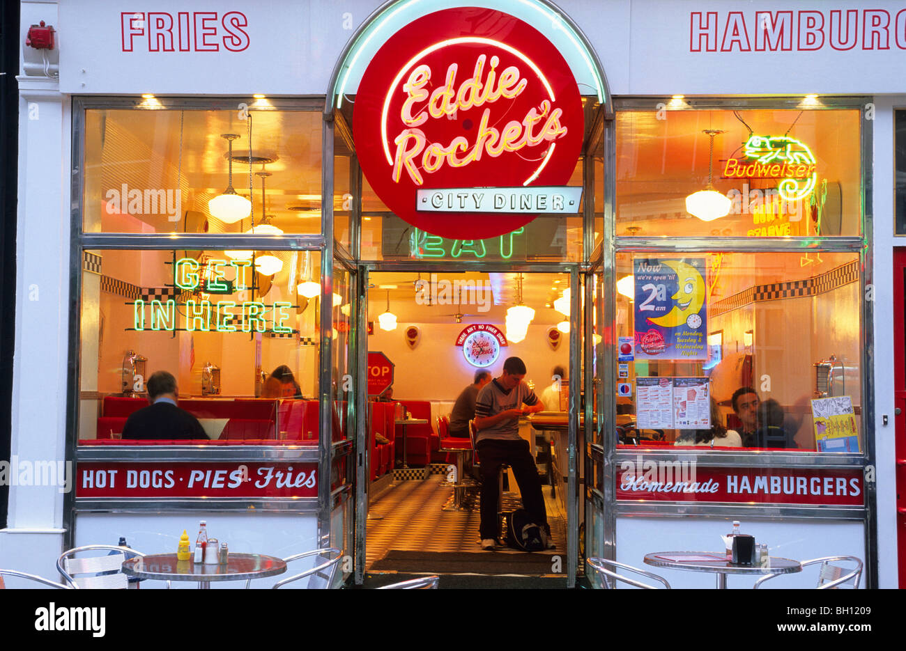 Eddie Rocket's Dublín - hamburgueserías grupos escolares viaje fin de curso