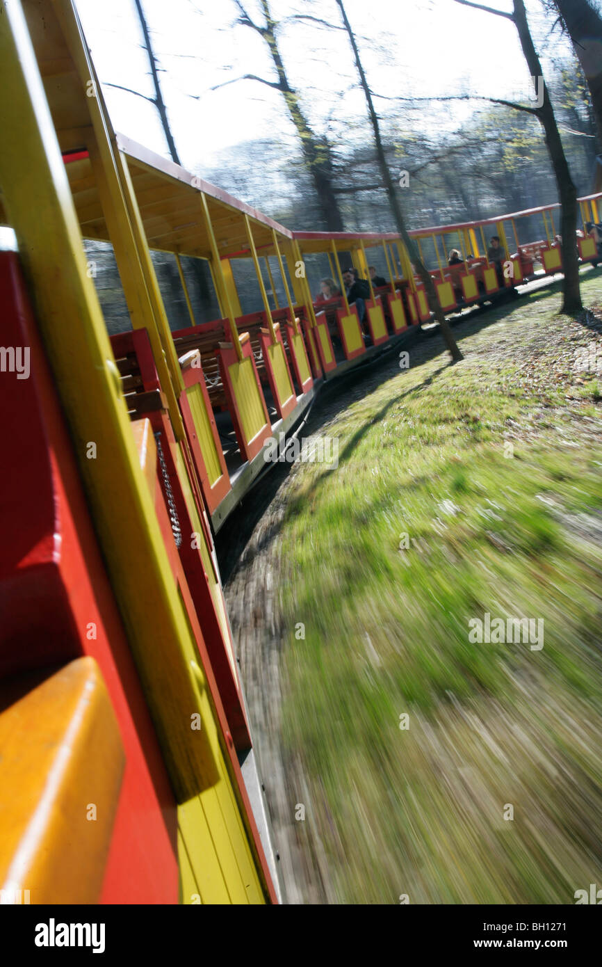 Train, Vienna Prater, Amusement Park, Vienna, Austria Stock Photo Alamy