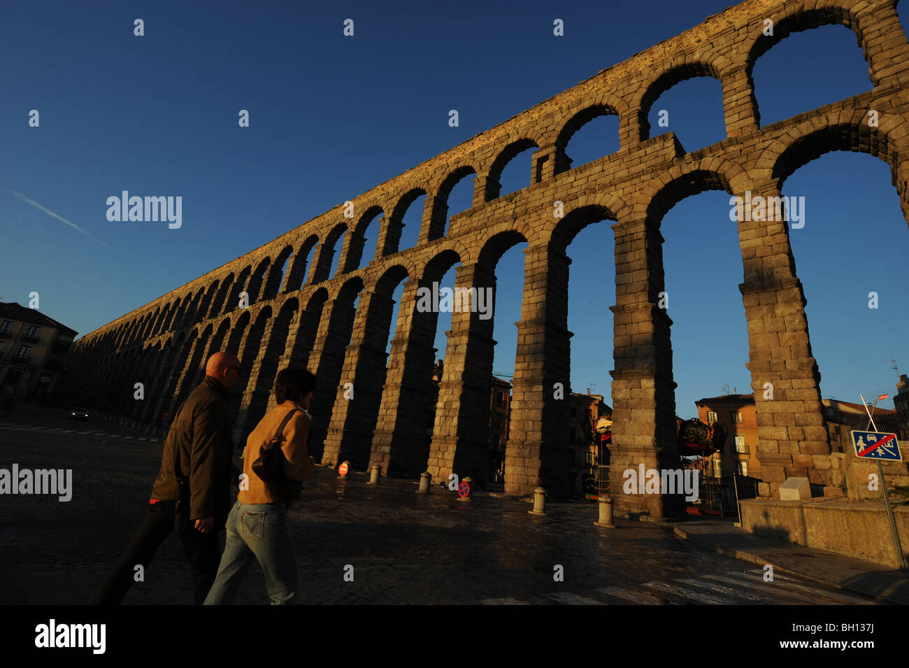 Segovia -The Roman Aqueduct of Segovia Stock Photo - Alamy