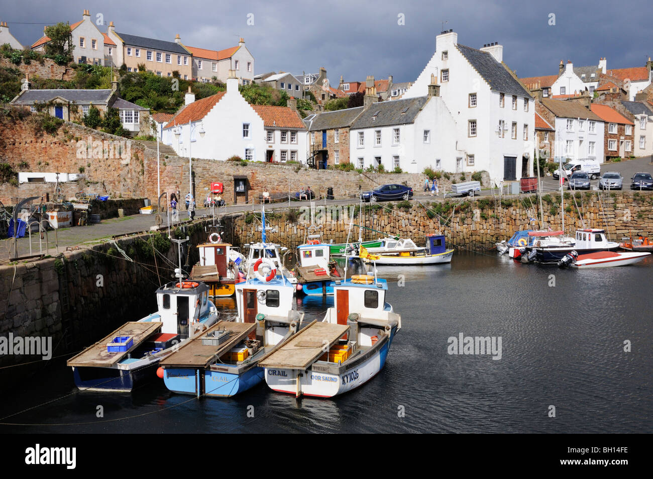 Crail Harbour, Fife, Scotland, UK Stock Photo Alamy