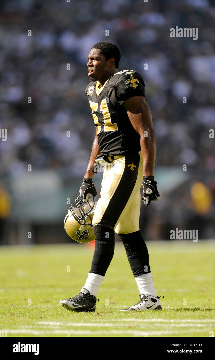 Jonathan Vilma #51 of the New Orleans Saints Stock Photo