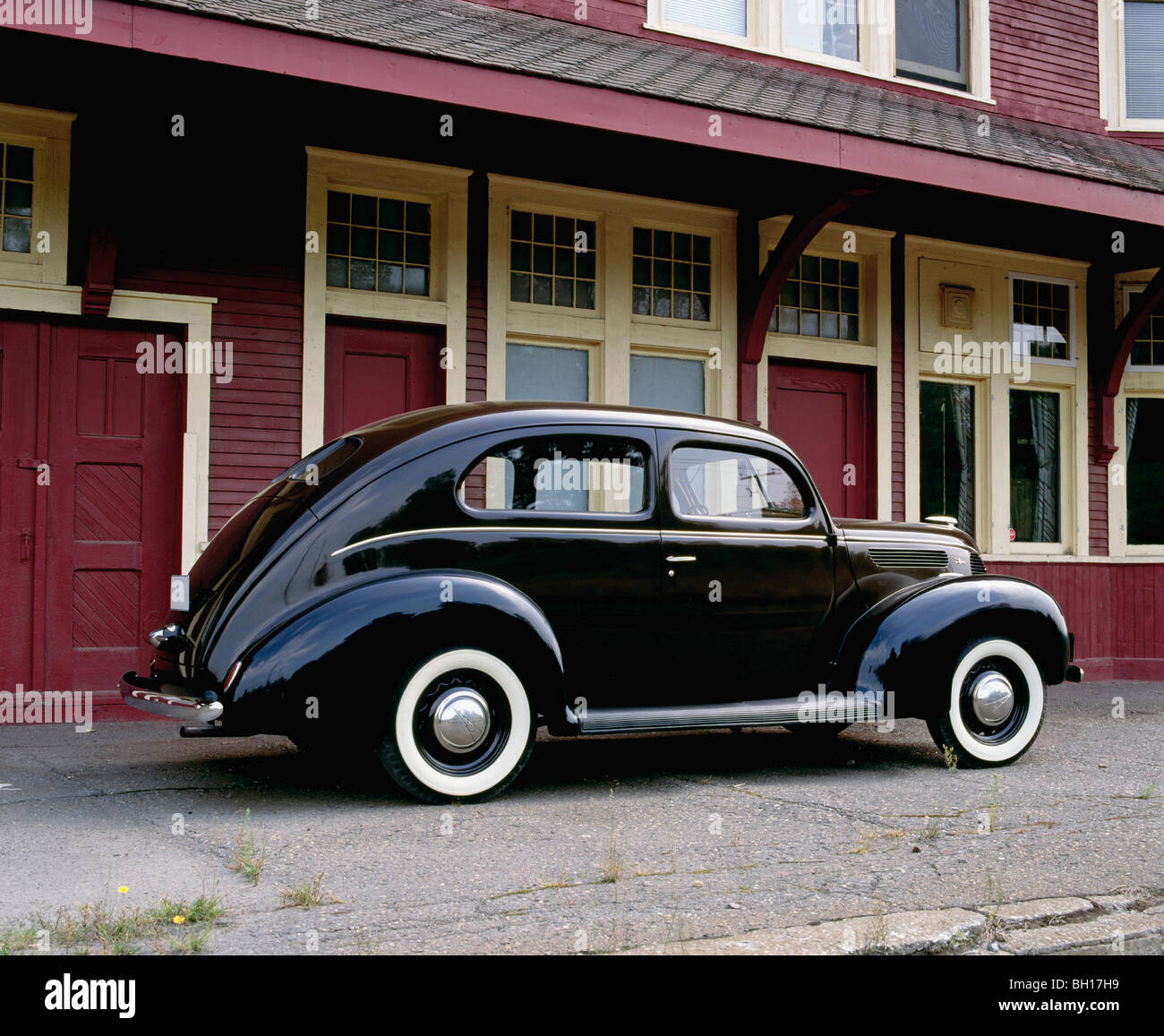 Vintage 1938 car, Waterloo, Quebec, Canada Stock Photo Alamy
