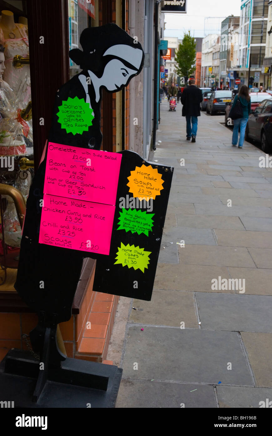 Restaurant exterior the Ropewalks district central Liverpool England UK