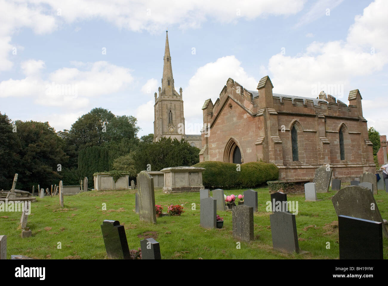St. John's Parish Church Ombersley Worcestershire England Stock Photo