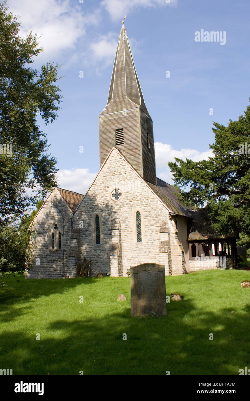 St John the Baptist Parish Church White Ladies Aston Worcestershire England Stock Photo