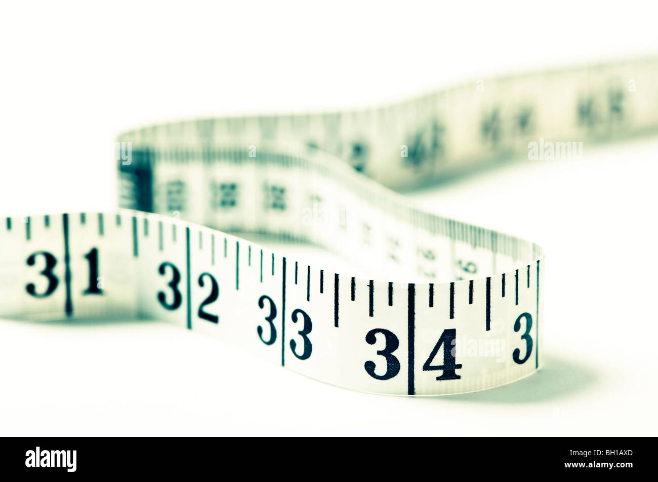 Measuring Tape 32 34 and 36 Inches Stock Photo Alamy