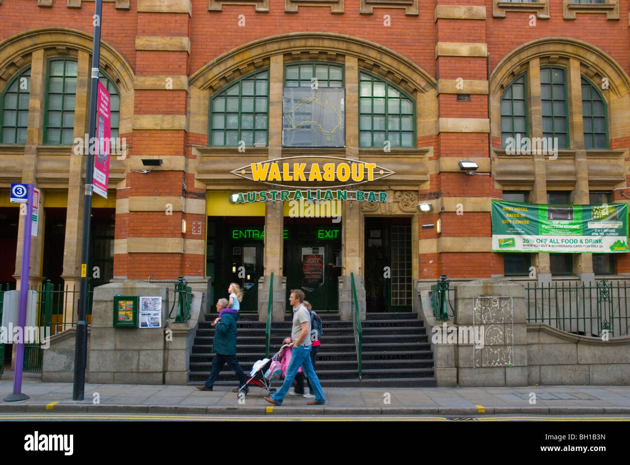 Walkabout the Australian bar chain in Britain in central Manchester England UK Europe Stock Photo