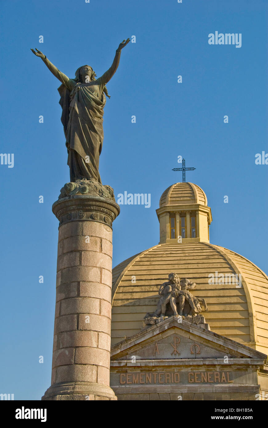 General Cemetery (Cementerio General de Santiago) contains most of the country's presidents, Santiago, Chile Stock Photo