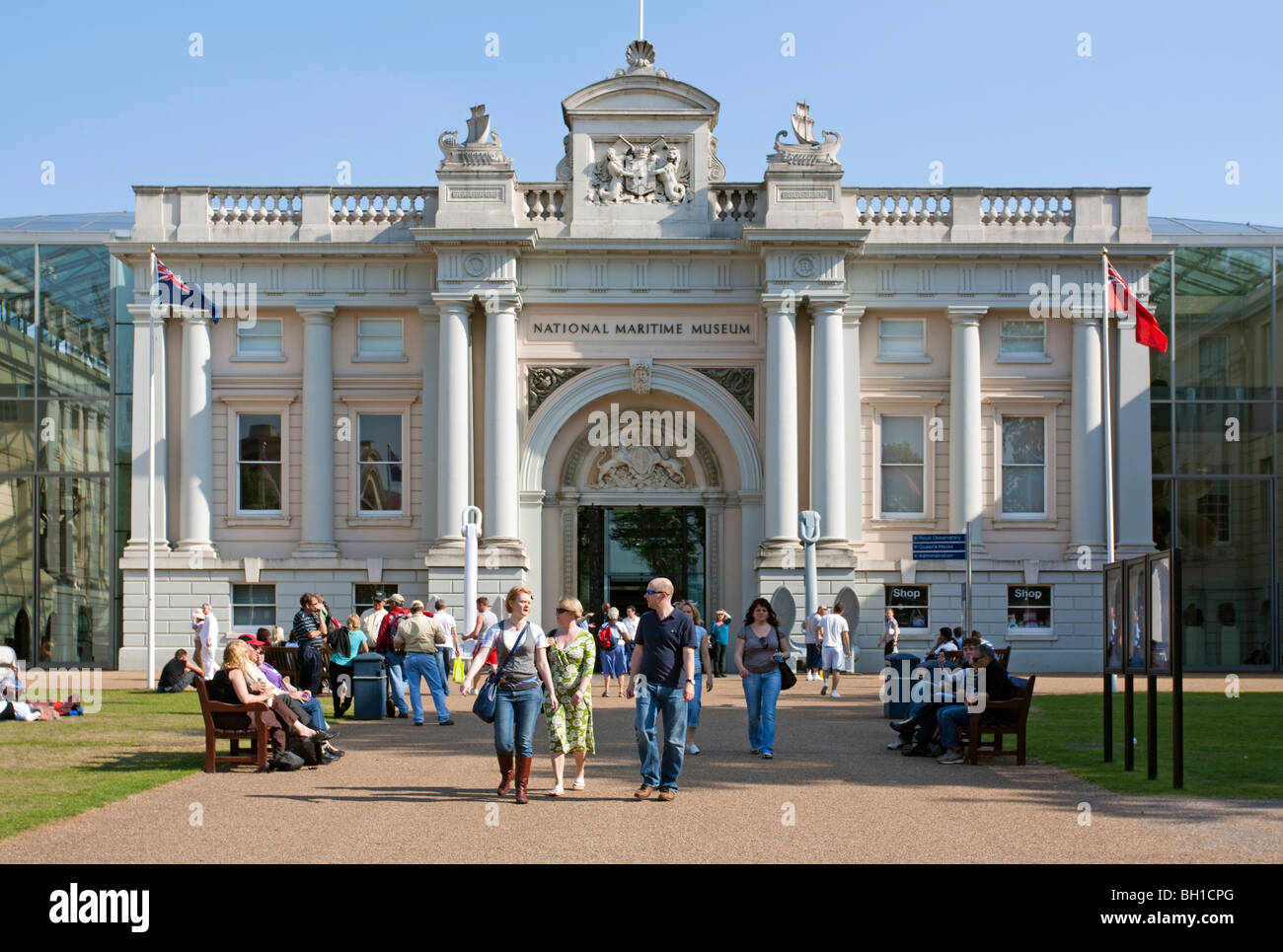 National maritime museum greenwich london stock photo alamy