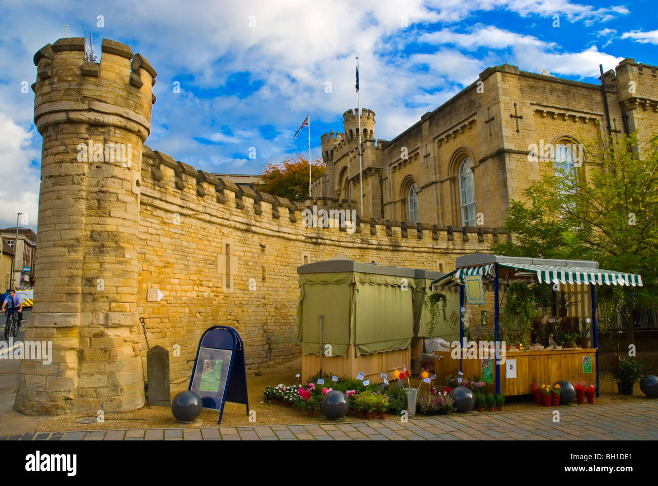 Oxford Castle grounds Oxford England UK Europe Stock Photo