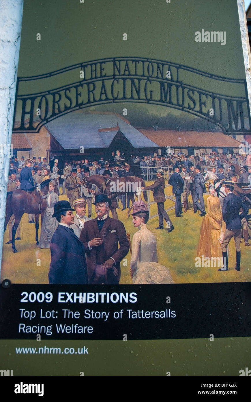 Horse racing sign hi-res stock photography and images - Alamy