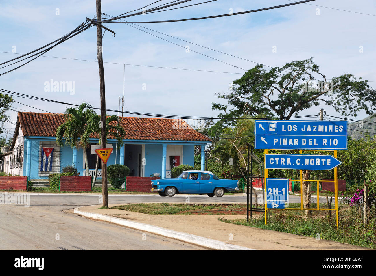 Street scenery, Vinales, Pinar del Rio, Cuba, West Indies Stock ...