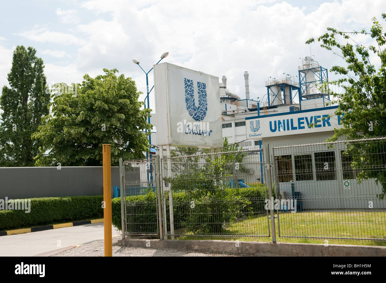 Unilever factory Ploiesti Romania Eastern Europe Stock Photo